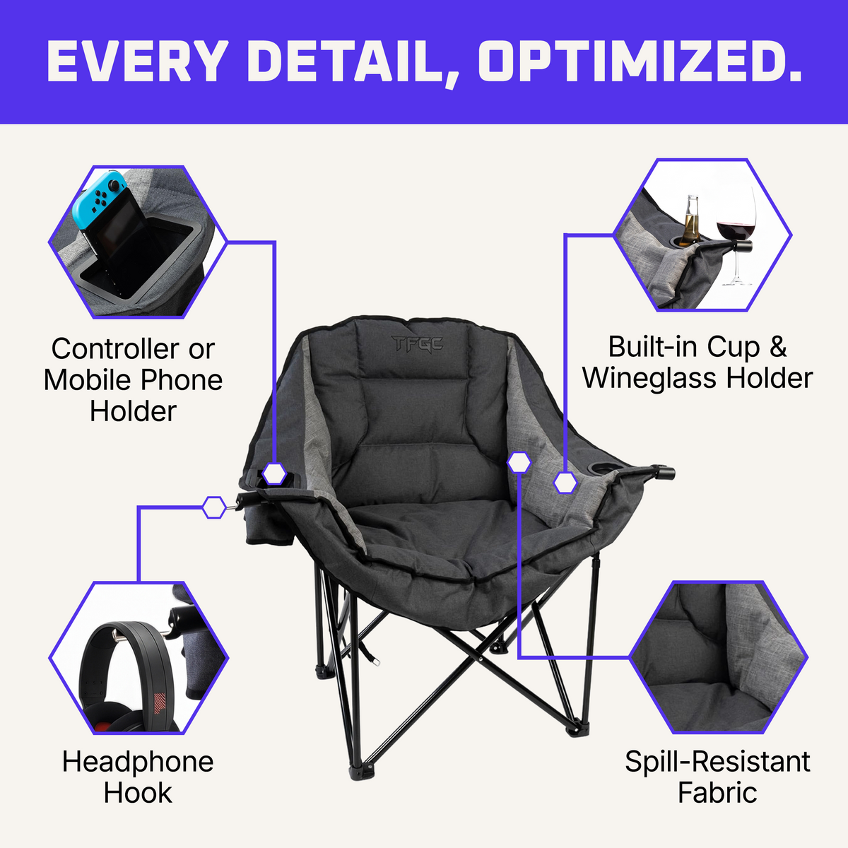 The Foldable Gaming Chair
